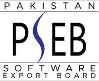 Official PSEB (Pakistan Software Export Board) logo in green – confirming GS Trainings as a registered and recognized IT & freelancing training institute in Pakistan.